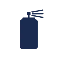 Une icône représentant une bombe aérosol.