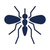 Une icône représentant un moustique.