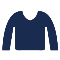 Une icône représentant un chandail, dont les manches sont longues.